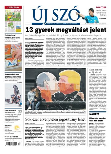 Obálka e-magazínu Új Szó 17.5.2016