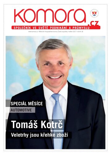 Obálka e-magazínu Komora květen 2017