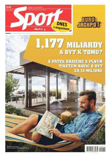 Obálka e-magazínu Sport 20.9.2019