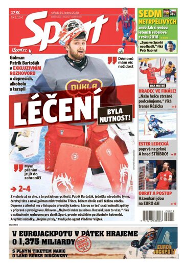 Obálka e-magazínu Sport 15.1.2020