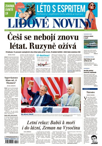 Obálka e-magazínu Lidové noviny 1.7.2020