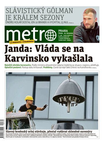 Obálka e-magazínu deník METRO 10.7.2020