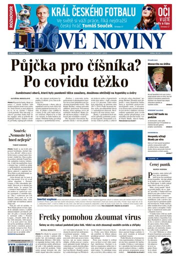 Obálka e-magazínu Lidové noviny 5.8.2020