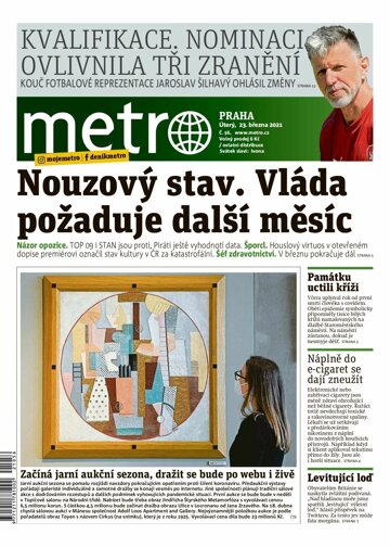 Obálka e-magazínu deník METRO 23.3.2021