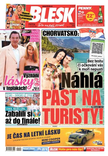 Obálka e-magazínu Blesk 2.7.2021