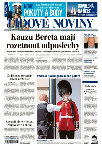 Obálka e-magazínu Lidové noviny 19.7.2022