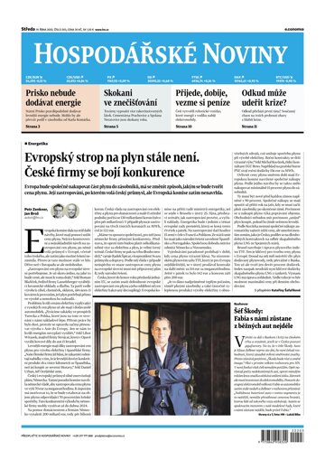 Obálka e-magazínu Hospodářské noviny 203 - 19.10.2022