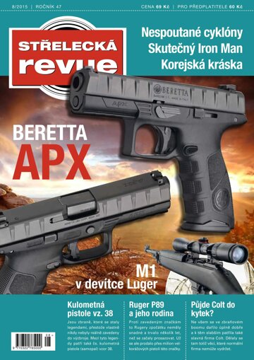 Obálka e-magazínu Střelecká revue 8/2015