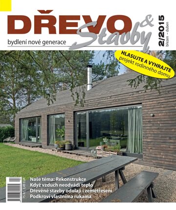 Obálka e-magazínu DŘEVO&stavby 2/2015