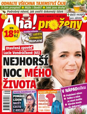 Obálka e-magazínu AHA! pro ženy 39/2025
