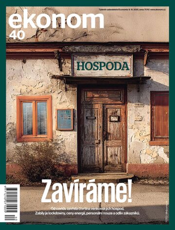 Obálka e-magazínu Ekonom 40 - 9.10.2025