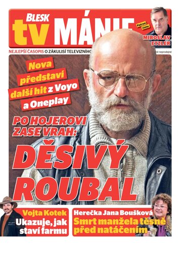 Obálka e-magazínu Blesk Tv manie 18.10.2025