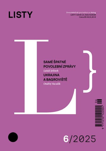 Obálka e-magazínu Listy 6/2025