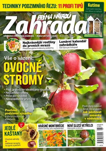 Obálka e-magazínu Zahrada prima nápadů 10-11/2026