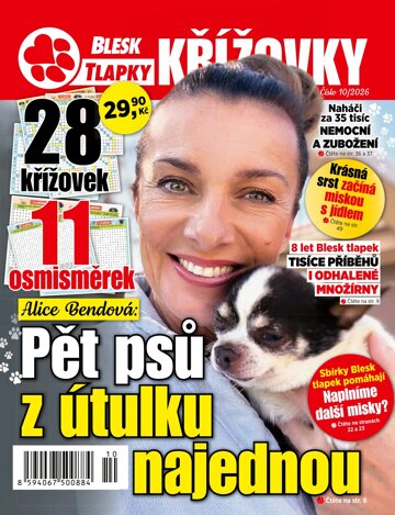 Obálka e-magazínu Blesk Tlapky Křížovky 10/2026