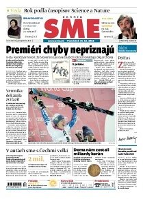 Obálka e-magazínu SME 31.12.2012