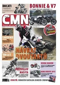 Obálka e-magazínu ČESKÉ MOTOCYKLOVÉ NOVINY 22/2014