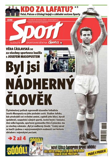 Obálka e-magazínu Sport 9.7.2015