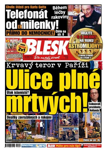 Obálka e-magazínu Blesk 14.11.2015