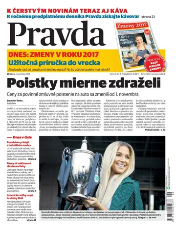 Obálka e-magazínu Pravda 2.11.2016