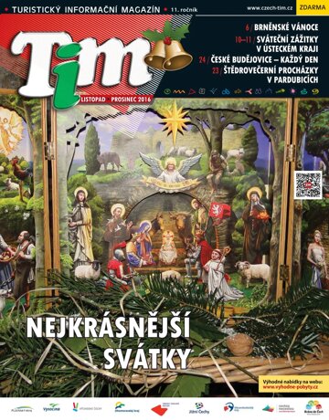 Obálka e-magazínu TIM TURISTICKÝ INFORMAČNÍ MAGAZÍN 11+12 2016