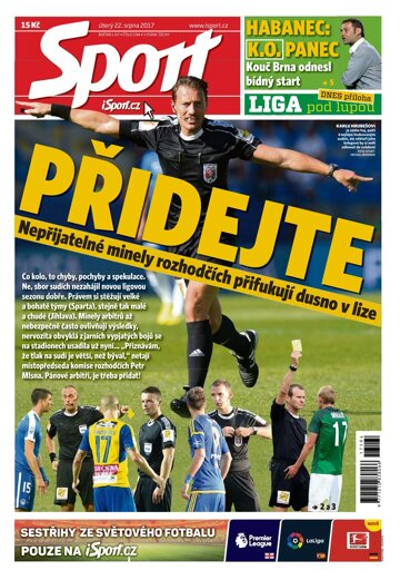 Obálka e-magazínu Sport 22.8.2017