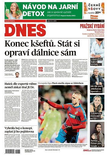 Obálka e-magazínu MF Dnes 15.2.2019