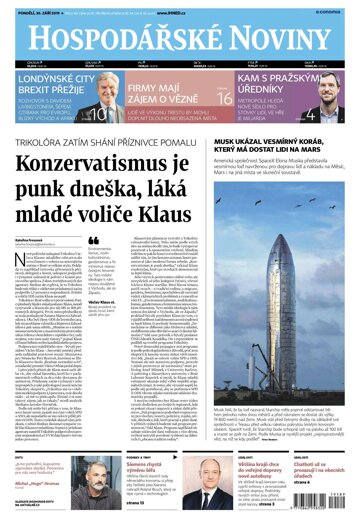 Obálka e-magazínu Hospodářské noviny 189 - 30.9.2019