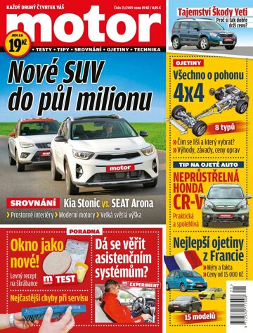 Obálka e-magazínu Motor 21/2019