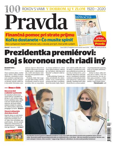 Obálka e-magazínu Pravda 8. 12. 2020