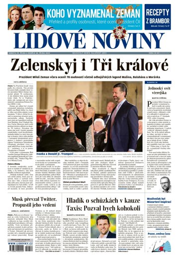 Obálka e-magazínu Lidové noviny 29.10.2022
