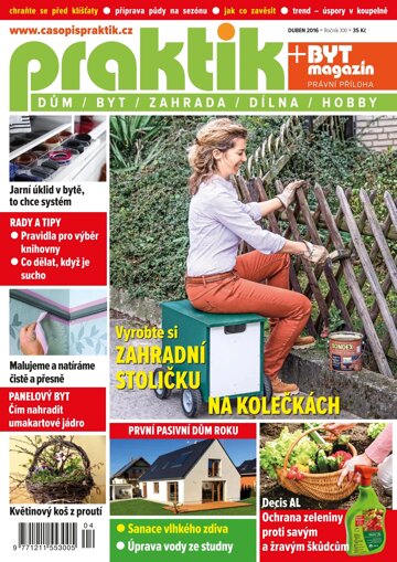 Obálka e-magazínu PRAKTIK & příloha Byt magazín 4/2016