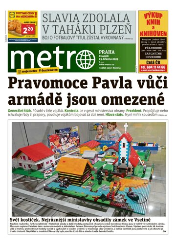 Obálka e-magazínu deník METRO 13.3.2023