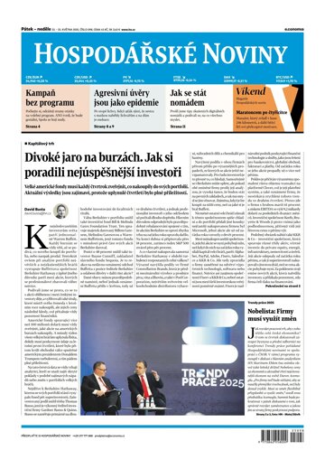 Obálka e-magazínu Hospodářské noviny 098 - 23.5.2025