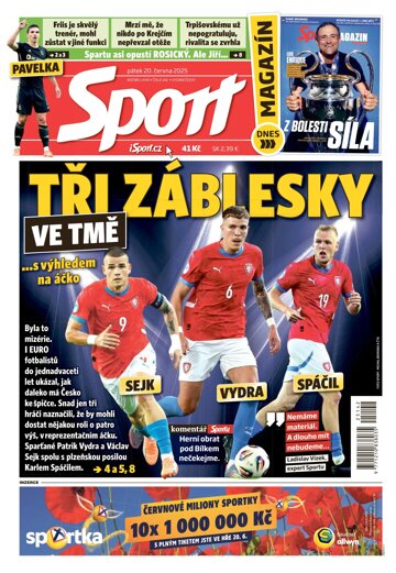 Obálka e-magazínu Sport 20.6.2025