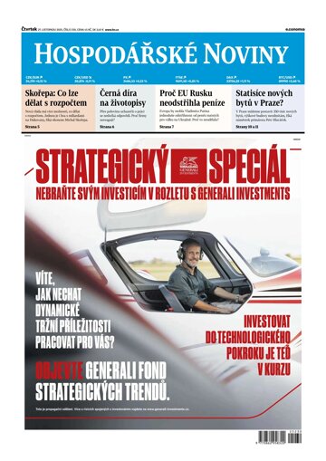 Obálka e-magazínu Hospodářské noviny 230 - 27.11.2025