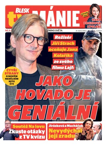Obálka e-magazínu Blesk Tv manie 25.4.2026