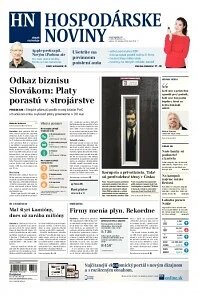 Obálka e-magazínu Hospodárske noviny 23.10.2013