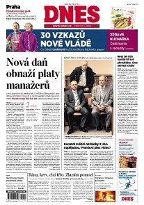 Obálka e-magazínu MF Dnes 21.1.2014