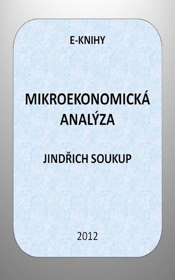 Obálka knihy Mikroekonomická analýza