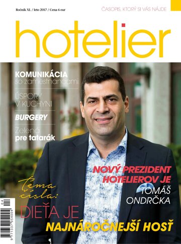 Obálka e-magazínu Hotelier leto 2017