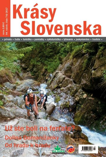 Obálka e-magazínu Krásy Slovenska 7-8/2017