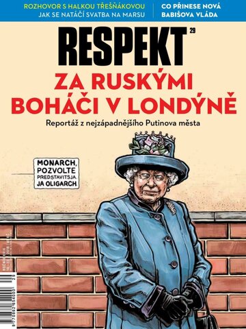 Obálka e-magazínu Respekt 29/2018