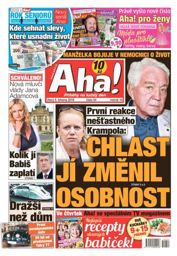 Obálka e-magazínu AHA! 5.3.2019