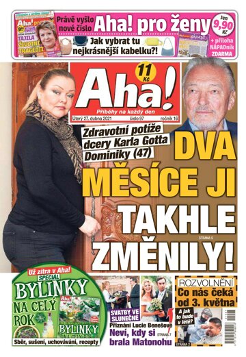 Obálka e-magazínu AHA! 27.4.2021