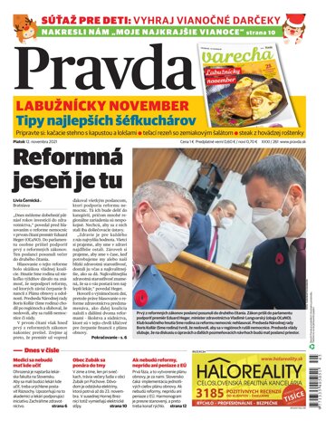 Obálka e-magazínu Pravda 12. 11. 2021