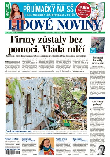 Obálka e-magazínu Lidové noviny 21.1.2022