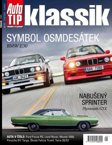 Obálka e-magazínu Auto TIP Klassik 5/2022