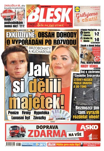 Obálka e-magazínu Blesk 1.8.2022