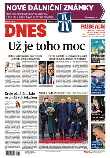 Obálka e-magazínu MF Dnes 25.1.2023